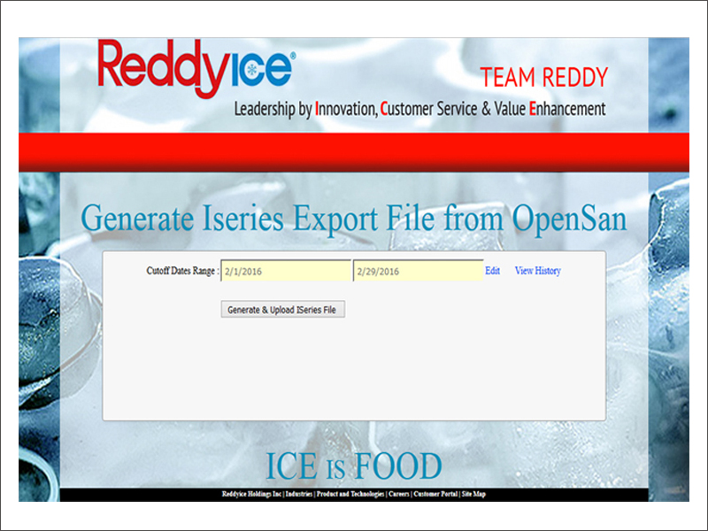 REDDY ICE ADMIN TOOL